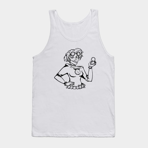 Clock Tank Top by Newtegan